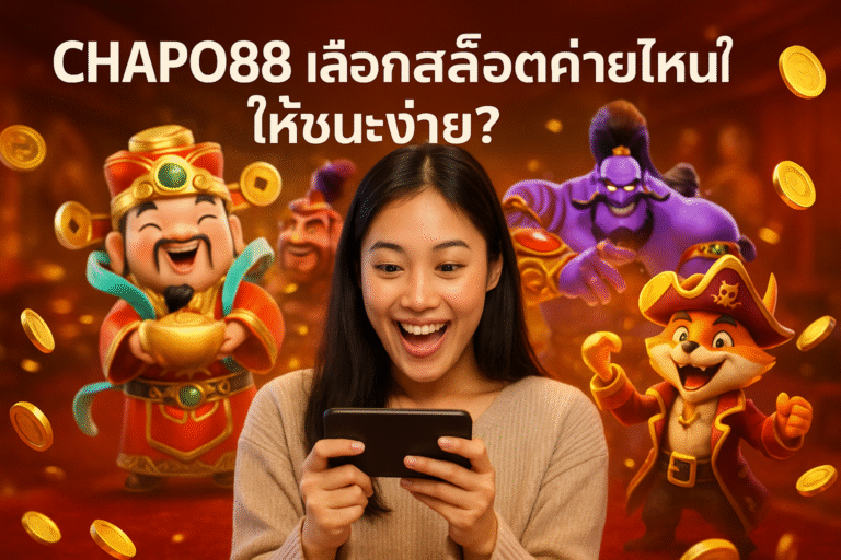 CHAPO88 เลือกสล็อตค่ายไหนให้ชนะง่าย