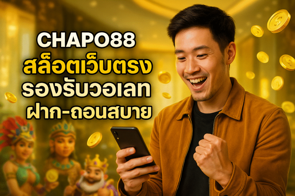 CHAPO88 สล็อตเว็บตรง รองรับวอเลท ฝาก-ถอนสบาย
