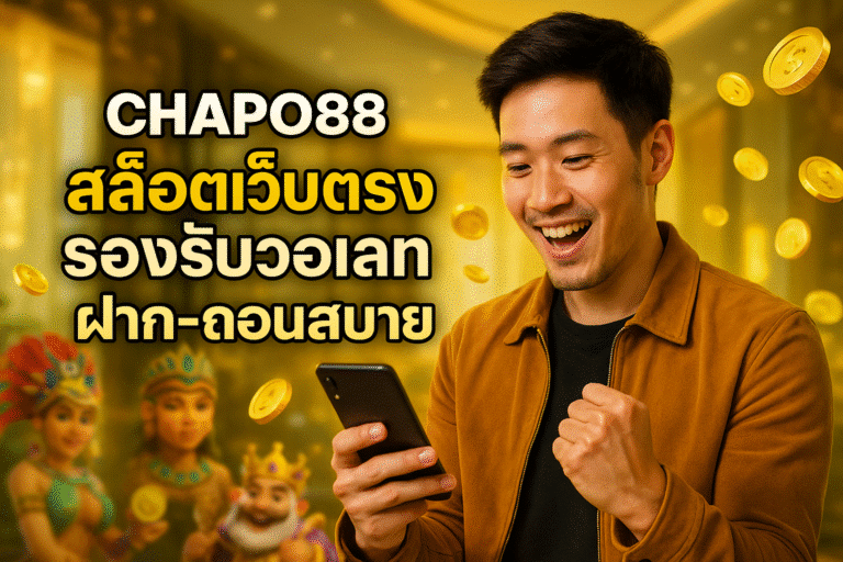 CHAPO88 สล็อตเว็บตรง รองรับวอเลท ฝาก-ถอนสบาย