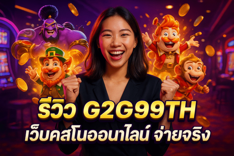 รีวิว G2G99TH เว็บคาสิโนออนไลน์ จ่ายจริง