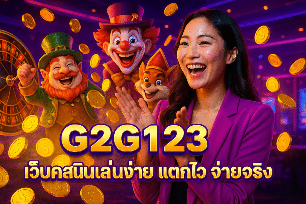 G2G123 เว็บคาสิโนเล่นง่าย แตกไว จ่ายจริง