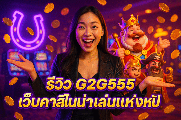 รีวิว G2G555 เว็บคาสิโนน่าเล่นแห่งปี